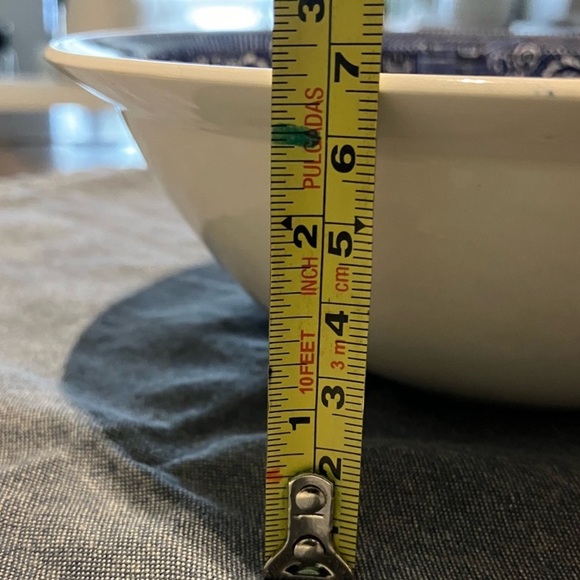 RARE William Blue by Johnson Bros England 8” Round Vegetable Bowl - Picture 8 of 8